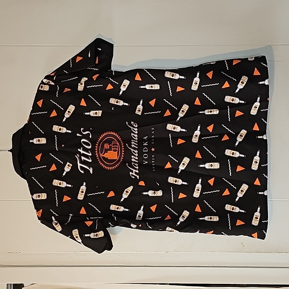Tito's bowling shirt